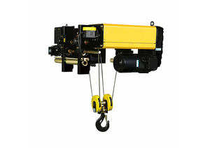 Katrol tali kawat listrik, tipe Eropa 2ton 5ton 10ton Wheeler untuk derek atas kepala - Product Image 3