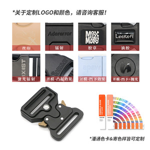 Hebilla de Cinturón Táctica de Alta Resistencia Wa320 de Aleación con Bloqueo Automático de 26 mm y 39 mm, Hebilla Metálica para Exteriores - Product Image 4