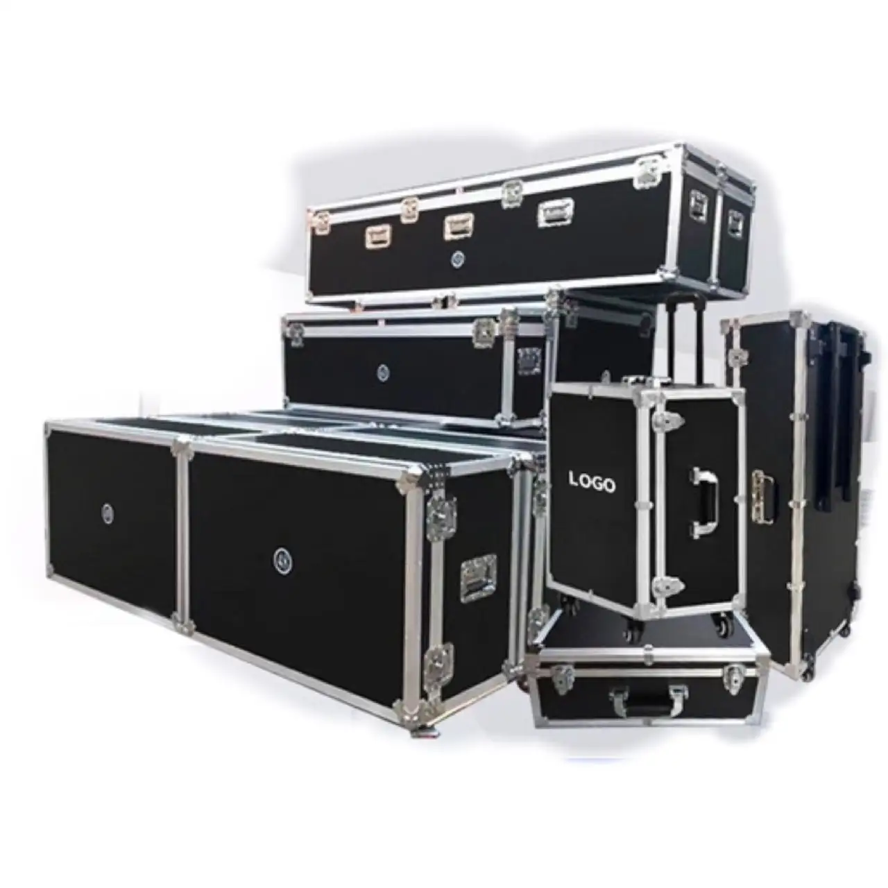 Fábrica Custom Flight Case Monitor Computador Drum Kit Impressora Flightcase em Road Case Hardware Flight Case