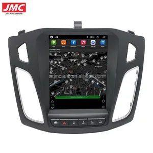 JMC Carplay 화면 안드로이드 멀티미디어 테슬라 스타일 라디오 2012-2018 9.7 인치 포드 포커스 Mk3 지원 안드로이드 11 안드로이드 자동