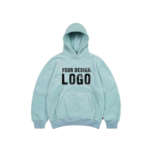Ventes chaudes : Sweats à capuche épais en molleton bouclette pour hommes, couleur unie, avec doublure polaire, style décontracté - Product Image 6