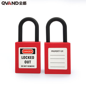 38mm Oem कस्टम रंगीन नायलॉन हथकड़ी ताला कुंजी एक जैसे Tagout Loto सुरक्षा ताला - Product Image 5
