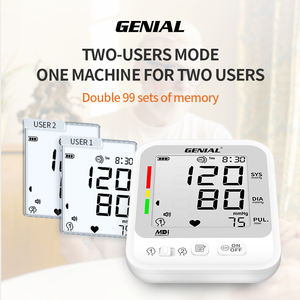 जीनियल मेडिकल बीपी ब्लड प्रेशर मॉनिटर बड़े स्क्रीन आकार के साथ नए मॉडल डिजिटल डिवाइस - Product Image 4