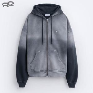 Sudadera con Capucha de Felpa para Hombre, Estilo Retro, Corte Holgado, Informal, Nueva Colección de Invierno, 100% Algodón, Estampado Digital Sólido - Product Image 1