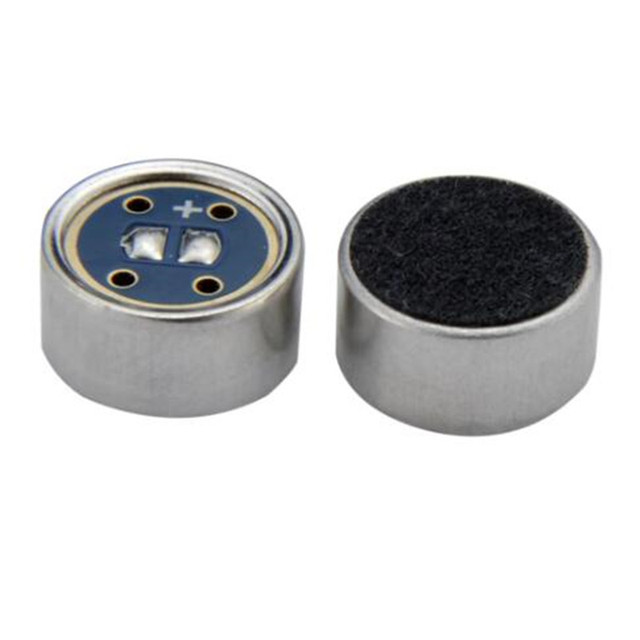9750 Noise Reduce Electret Condenser Microphone Capsule Dual Condenser Microphone Unidirectional Collar Clip Mic