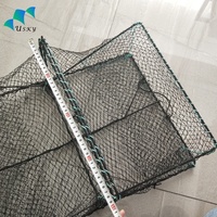 Prix d'usine 60*43*22cm Ply Square Crab Cage Multifilament PE et HDPE Matériel Piège de pêche pour l'aquaculture des poissons et des crevettes