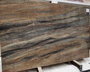 Chất lượng cao Brazil tự nhiên 2cm nâu quartzit đá tấm da marrom sandalus quartzit tấm giá - Product Image 3