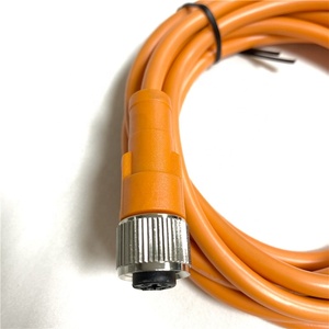 Câble de capteur extérieur M12 4 broches en laiton étanche IP67/IP68 <span class=keywords><strong>orange</strong></span> 2 mètres, mâ<span class=keywords><strong>le</strong></span>/femelle, certifié CE/ROHS, <span class=keywords><strong>prix</strong></span> de gros - Product Image 5