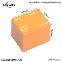 Relay Jqc 12vdc 1hs 551 Jqc-3ff-s 5 Pine 10a 10amp Fl 3ff S Z Micro 4 Pin 5 Pin 3 Volt 5vdc 9vdc 12v hingga 24v 36v 48 Volt Dc Relay