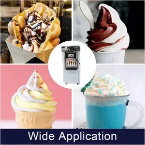 Commercial Ice Cream Making Machine Soft Serve Snow Ice Cream Maker Machines Soft Serve Machine