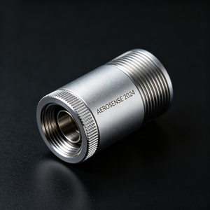 Componente de Brida de Acero Inoxidable Mecanizado por CNC con Orificios Roscados, Pieza Torneada por Electroerosión por Hilo - Product Image 1