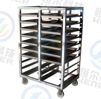 Chariot rotatif en acier inoxydable de bonne qualité, plateau de four