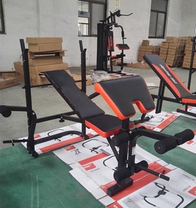 Multi Function GYM Weight Lifting <strong>Bench</strong> Lat Pull Down <strong>bar</strong> HREBH05 - Product Image 6