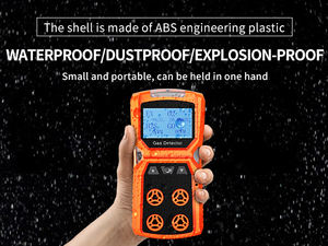 Aikesi 4 Gasana lysator Monitor <span class=keywords><strong>H2S</strong></span>,<span class=keywords><strong>O2</strong></span>,<span class=keywords><strong>CO</strong></span>, Explosiver mehrfach brennbarer Kohlen monoxid alarm - Product Image 2