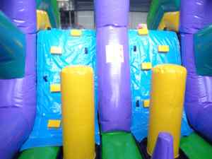 Comercial inflable Adventure Park Slide Bouncer Combo Panda Themed PVC carrera de obstáculos inflable para parques de trampolín - Product Image 5