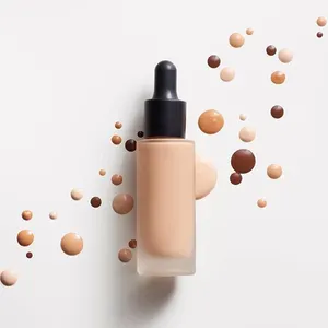 Supplier Sell Long Lasting Matte Waterproof Foundation,Makeup Foundation With Skin Care,Vegan Full Coverage Liquid Foundation
