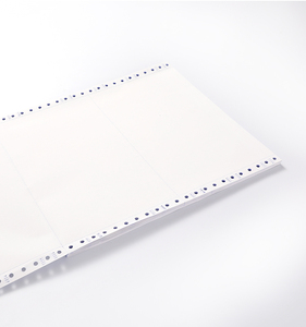 55g giấy carbonless <span class=keywords><strong>NCR</strong></span> màu hồng xanh CB CFB CF bản sao giấy 76x80mm hình ảnh màu xanh - Product Image 4