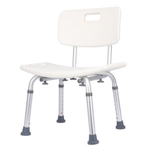 Portable Aluminum Folding Bariatric Bath Shower <strong>Chair</strong> with Adjustable Armrests <strong>Elderly</strong> Bathroom Safety Equipment - Product Image 3
