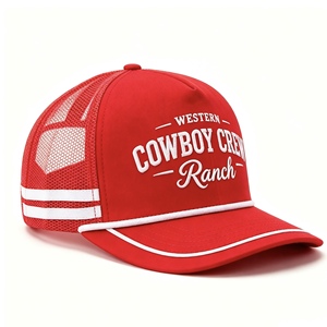 Casquette de camionneur personnalisée avec broderie 3D, casquette à fermeture à pression réglable pour le sport et les activités de plein air - Unisexe adulte, toile 100% polyester - Product Image 2