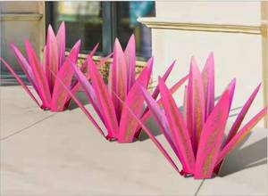 Décoration de jardin d'extérieur 2022, sculpture d'art en métal pour jardin, sculpture de plante, <span class=keywords><strong>Tequila</strong></span> Rustikale Skulpture Metall-<span class=keywords><strong>Agave</strong></span> - Product Image 3