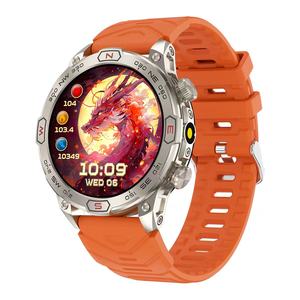 2025 <span class=keywords><strong>SmartWatch</strong></span> hombres 1,43 pulgadas Amoled pantalla grande BT llamada linterna brújula 450mAh deporte al aire libre Fitness Tracker <span class=keywords><strong>Smartwatch</strong></span> - Product Image 1