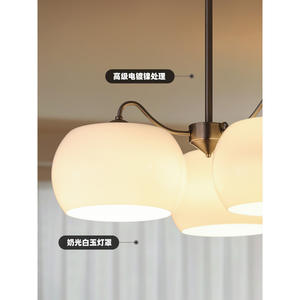 Lámpara de Techo Vintage Japonesa de Alta Gama Yunshan para Sala de Estar y Dormitorio, Estilo Simple Wabi-sabi, Lámpara Colgante Pequeña, Luz Principal para - Product Image 2