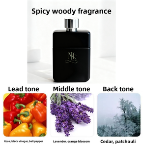 Perfume Masculino Amaderado Picante 021, Aceite en Spray de 50 ml, Ecológico y Duradero, Estilo Moderno y Lujoso para Uso Diario - Product Image 2