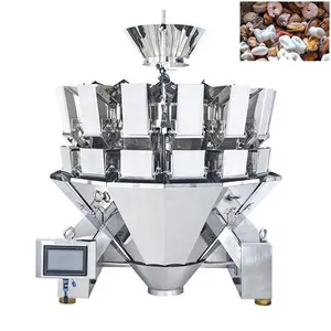 Frozen vegetables 14 heads weigher seafood shrimp automatic weighing filling packaging machine