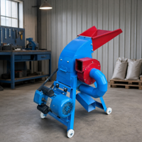 Broyeur multifonctionnel pour aliments de volaille, modèle 330, électrique 3KW, en acier inoxydable, machine à marteaux 220V pour maïs et céréales