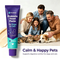 Pâte de levure probiotique pour chiens et chats, santé intestinale, digestion, soutien immunitaire, OEM, ODM, marque privée