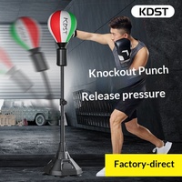 KDST Modèle GH1900Q Ballon de boxe de vitesse et de réflexe en cuir PU et acier, portable, couleur et logo personnalisables, pour adultes et enfants