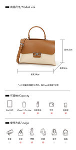 2025 nouveau gros mode bandoulière et sac de messager en PU pour femmes à une épaule avec petite fermeture à serrure sac à main polyvalent - Product Image 5