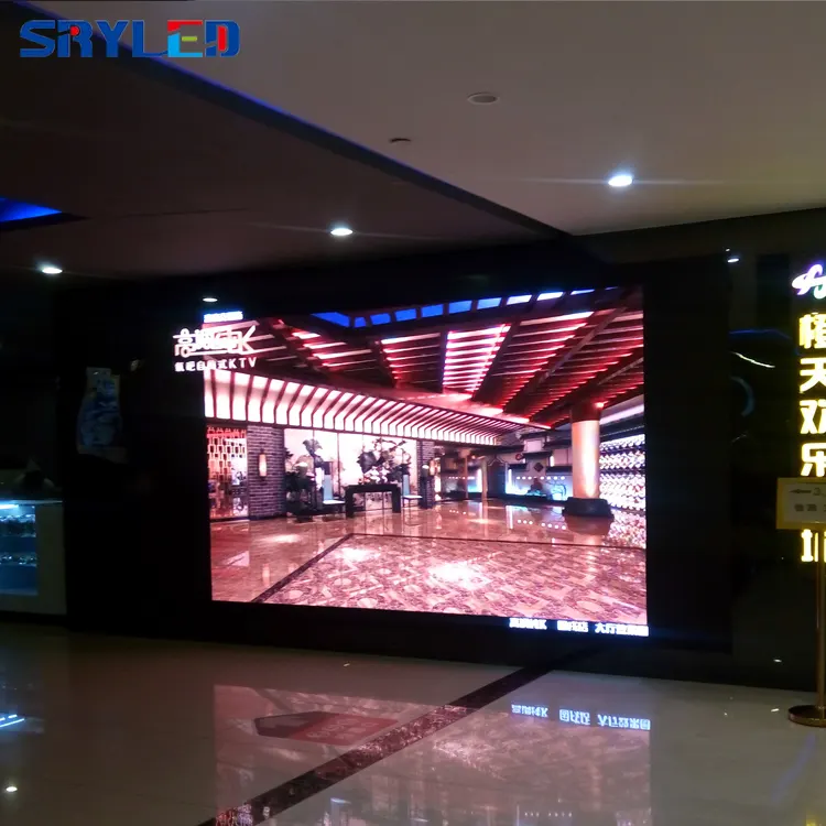 영화관 상업적인 광고 매우 얇은 실내 조정 발광 다이오드 표시 벽면 큰 P2 P2.5 P3 P4 실내 LED 스크린