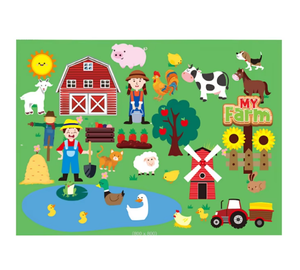 Keçe çiftlik meşgul kurulu çocuk eğitici oyuncaklar öğrenme kartı bebek eylem eğitim uygulama eğitim kurulu - Product Image 6