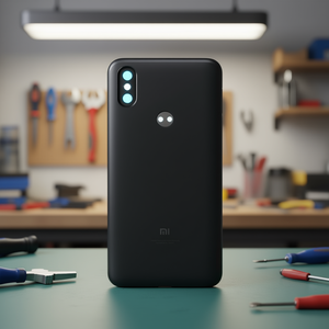 Cover Posteriore Nera di Ricambio per Mi A2 Mi6X in Materiale ABS - Product Image 2