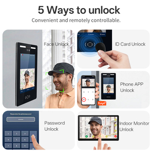 Wifi Video Doorbell Camera Tuya Smart Home Apartment Wifi Visual Peephole <b>Door</b> Face Recognition Video Touchscreen Display 10-inc - Product Image 2