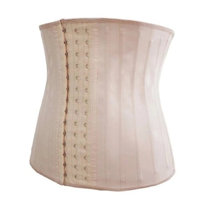 25 in acciaio disossato in lattice Nero delle Donne Underbust Sport Cintura In Vita che modella riducendo dimagrante Allenatore Corsetti - Product Image 2