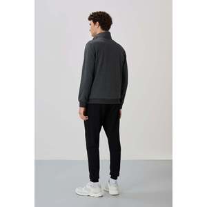 Ensemble de survêtement pour homme Anton, mélange noir, décontracté, respirant, pantalon de jogging et veste, taille adulte - Product Image 1
