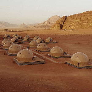 Tentes de glamping de luxe en plein air, dôme igloo noir pour les stations balnéaires - Product Image 2