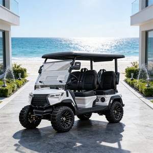 Carrito de Golf de 4 Plazas - Eléctrico de Largo Alcance, Diseño Robusto para Viajes por Campos de Golf, Carrito de Golf para Carreteras No Públicas, DOT CE - Product Image 1