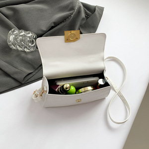 Bolso <span class=keywords><strong>de</strong></span> mano <span class=keywords><strong>de</strong></span> moda para mujer, bolso <span class=keywords><strong>de</strong></span> hombro <span class=keywords><strong>de</strong></span> viento <span class=keywords><strong>de</strong></span> temperamento simple <span class=keywords><strong>de</strong></span> color puro, bolso cruzado, bolso <span class=keywords><strong>de</strong></span> <span class=keywords><strong>piedra</strong></span> popular - Product Image 4