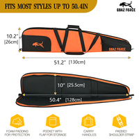 Étui flottant pour fusil de chasse au canard GAF, avec sangle d'épaule réglable, imperméable, en polyester Oxford 600D, 26*130cm