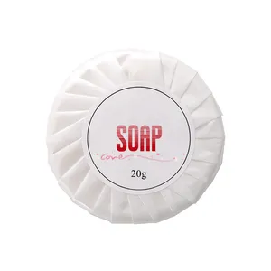 Factory wholesale hotel soap custom travel square hotel disposable soap small round mini soap for hotels