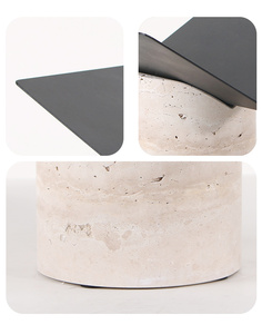 Kimdecor haut de gamme moderne créatif luxe marbre fer noir porte-revues serre-livres pour intérieur <span class=keywords><strong>bureau</strong></span> et salon décor - Product Image 5