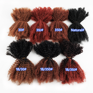Mèches de cheveux synthétiques de qualité supérieure 4A 4B 4C, 20 pouces, matière douce, 50g, légères, sans nœuds, pour tresses et dreadlocks - Product Image 1
