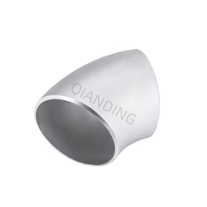 Gomito in Acciaio Inox 304 a 45 <span class=keywords><strong>Gradi</strong></span> con Saldatura di Testa, Alta Qualità, Vendita Diretta dalla Fabbrica - Product Image 1