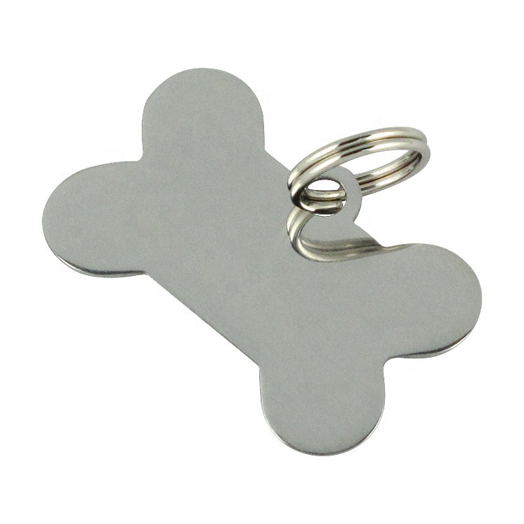 Сублимационная бирка для собак из нержавеющей стали с защитой от потери