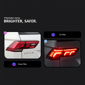 For 17-21 L Car Fitment 35W Tail <b>Light</b> Assembly Modified New Style Scanning LED <b>Driving</b> Flowing Turn Tail <b>Light</b> Assembly Fits Vo - Product Image 3