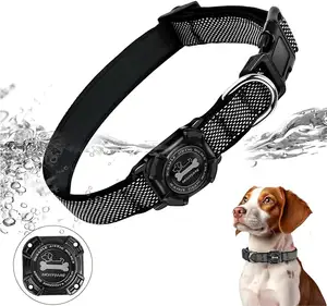 Pet Supplier Waterproof Reflected Pet Neck Collars And Leashes Set Silicone / Rubber Dog Collar