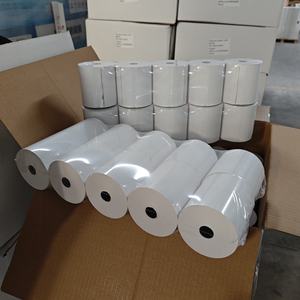 Rouleau de papier thermique de qualité supérieure 57x40mm, papier de caisse enregistreuse bon marché pour carte de crédit - Product Image 2